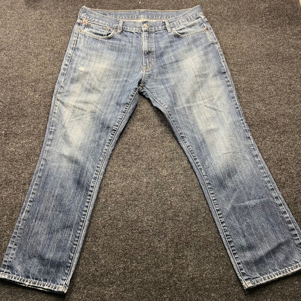 Denim & Supply Ralph Lauren Slouch Jeans Mens 36x30 Blue Cotton Straight Leg